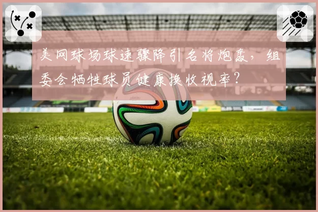 美网球场球速骤降引名将炮轰，组委会牺牲球员健康换收视率？